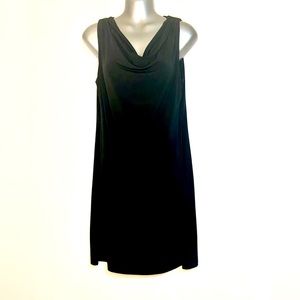 AGB little black dress with cowl neck. Black. Size 10 P.